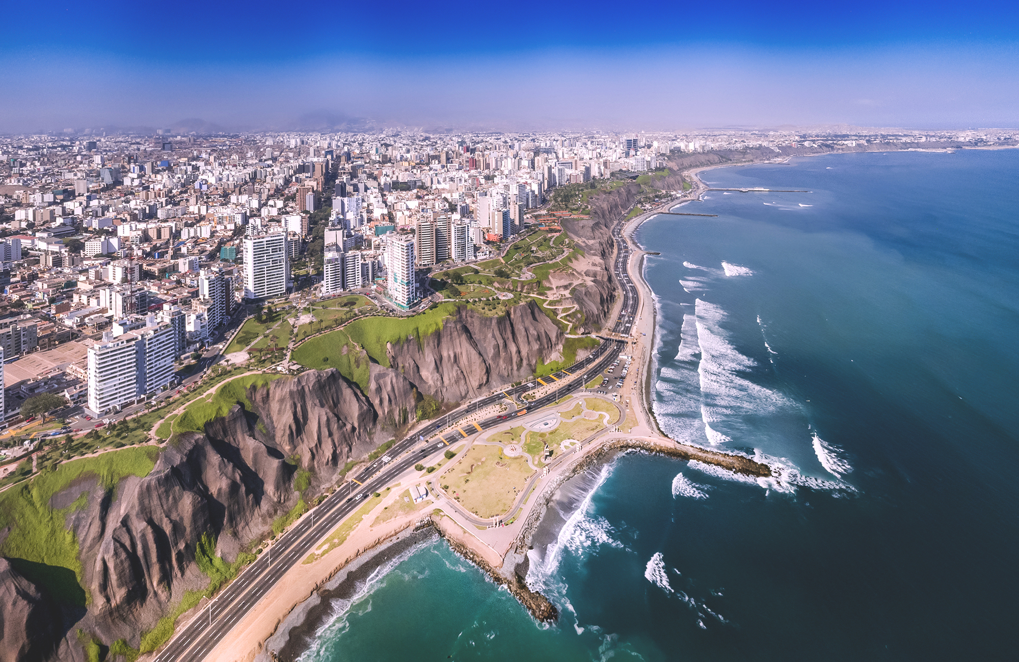 Luchtfoto van Lima, Peru | Reizen met KILROY