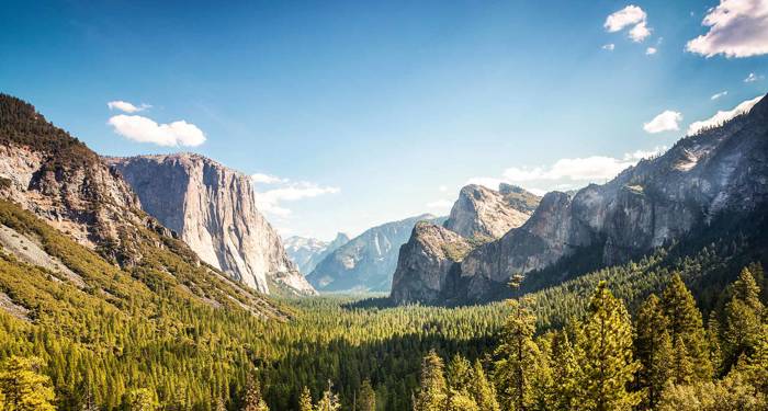 Breng een paar dagen door in Yosemite