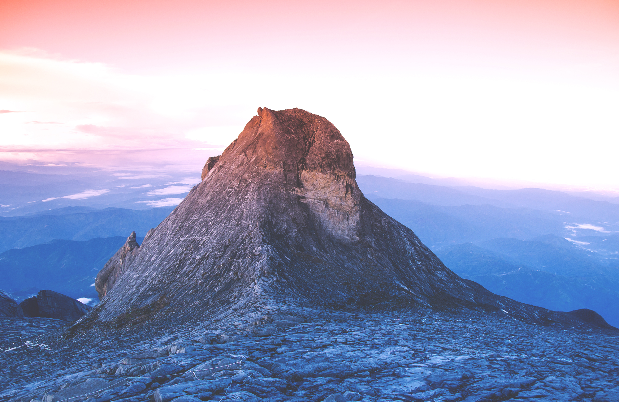 Mount Kinablu op Borneo Maleisië