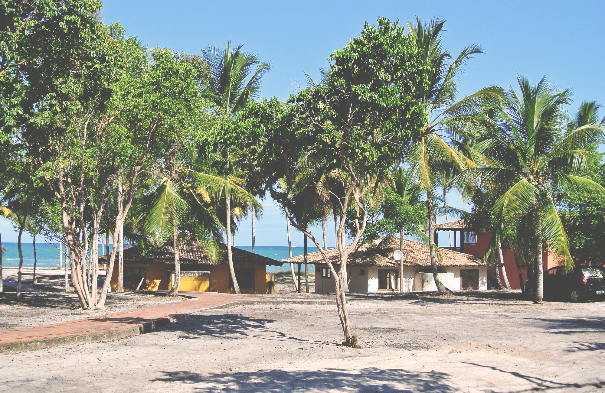 Reizigers met mooi uitzicht Brazilië