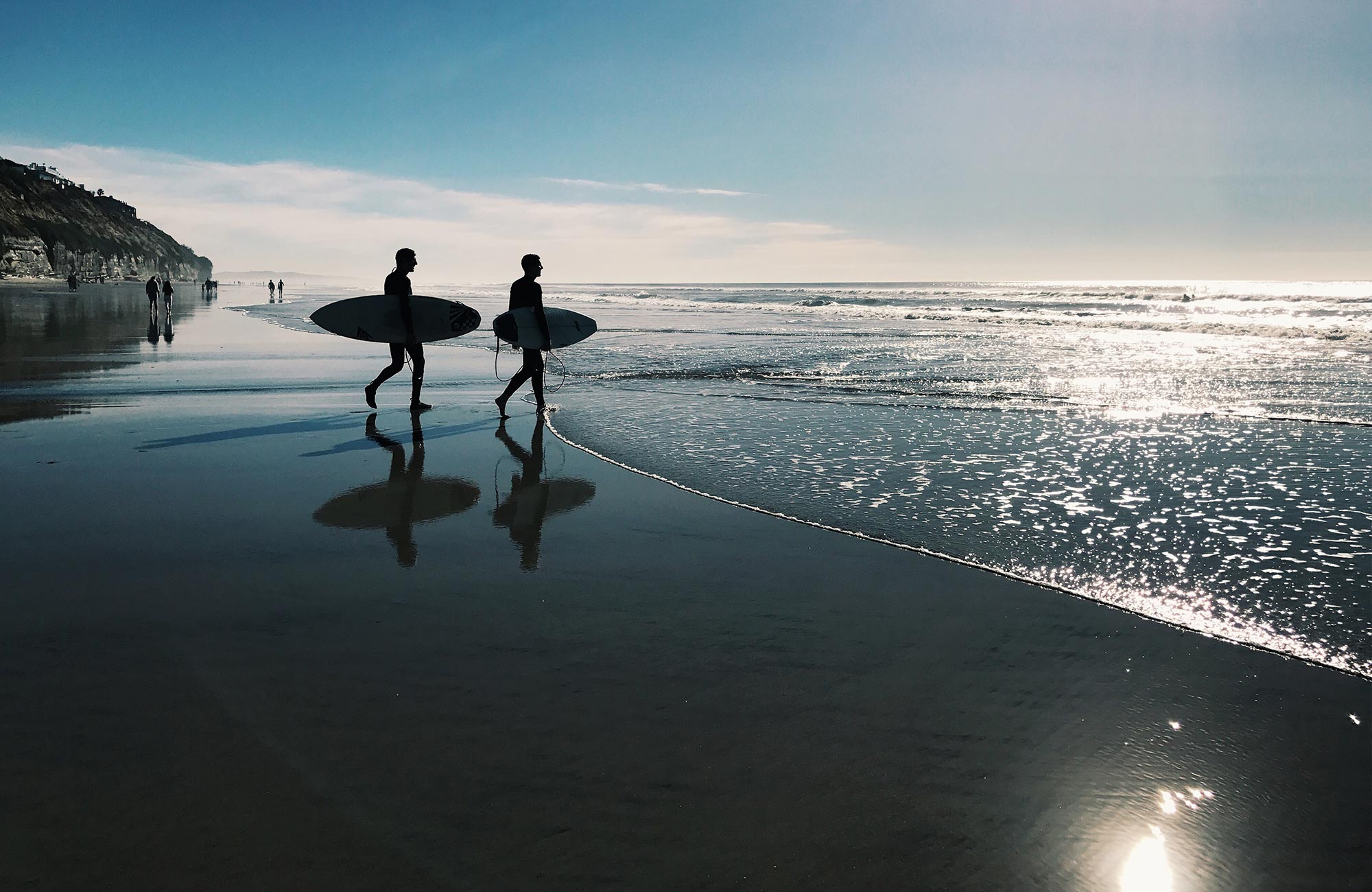 north-america-usa-san-diego-surfers-ocean