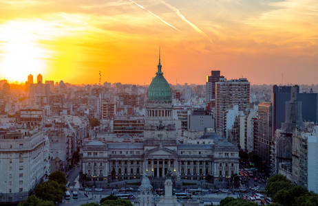 Zonsondergang in Buenos Aires, Argentinië | Beste reistijd april | Beste bestemmingen april | Reiskalender | KILROY
