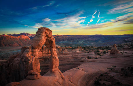 Nationaal park in Utah bij zonsondergang | Beste reistijd september | Beste bestemmingen september | Reiskalender | KILROY