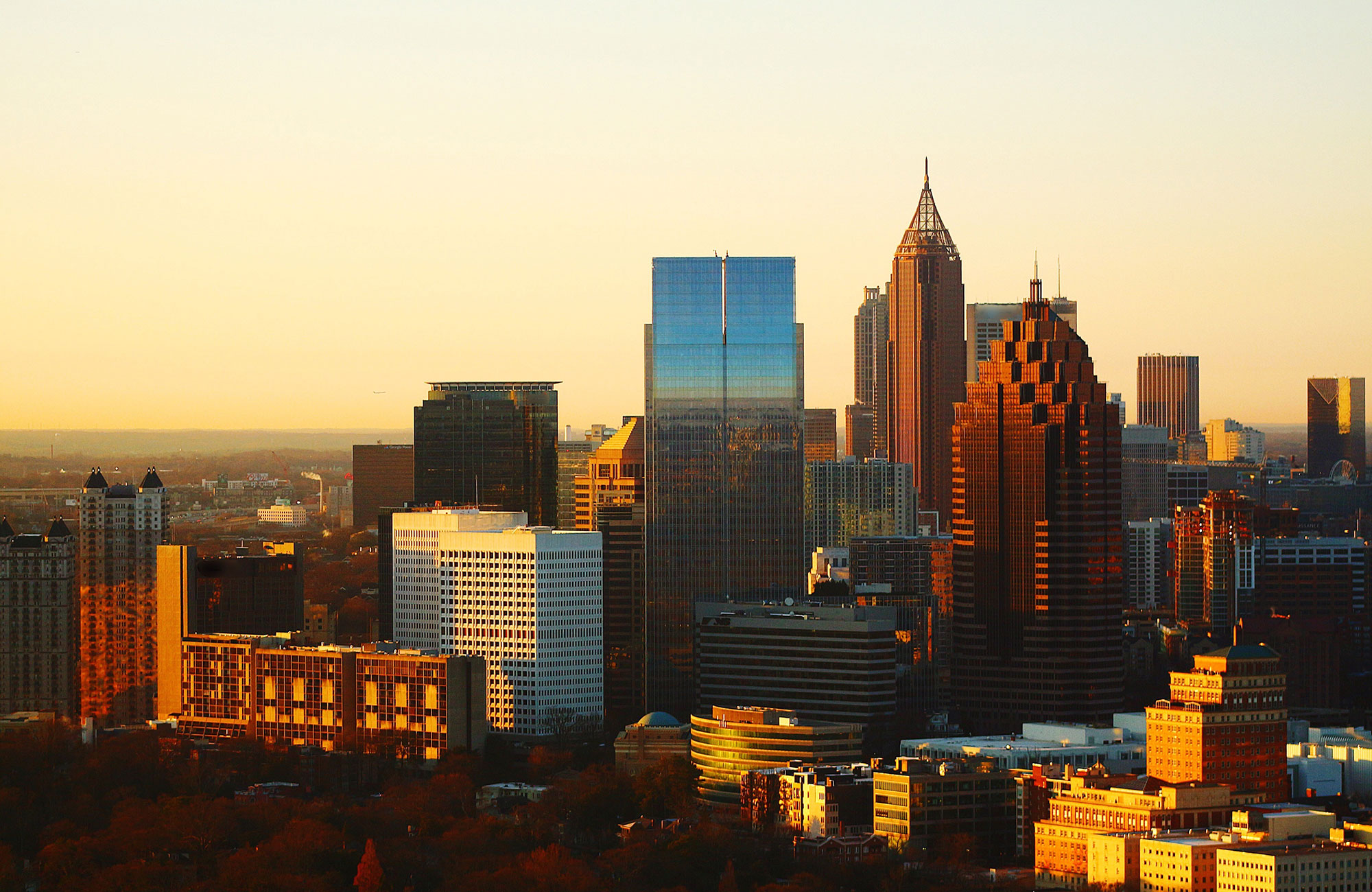 Uitzicht over Atlanta bij zonsondergang | Reizen met KILROY