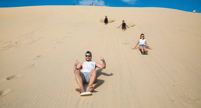 Sandboarding in Port Stephens | KILROY