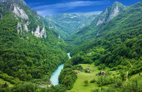 Tara rivier in de bergen van Montenegro | Rondreis Kroatië, Bosnië, Montenegro & Albanië | KILROY