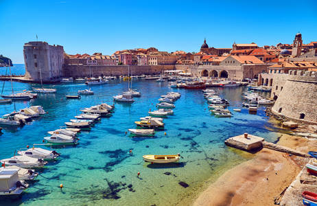 Boten in de haven van de stad | Reizen naar Dubrovnik | KILROY
