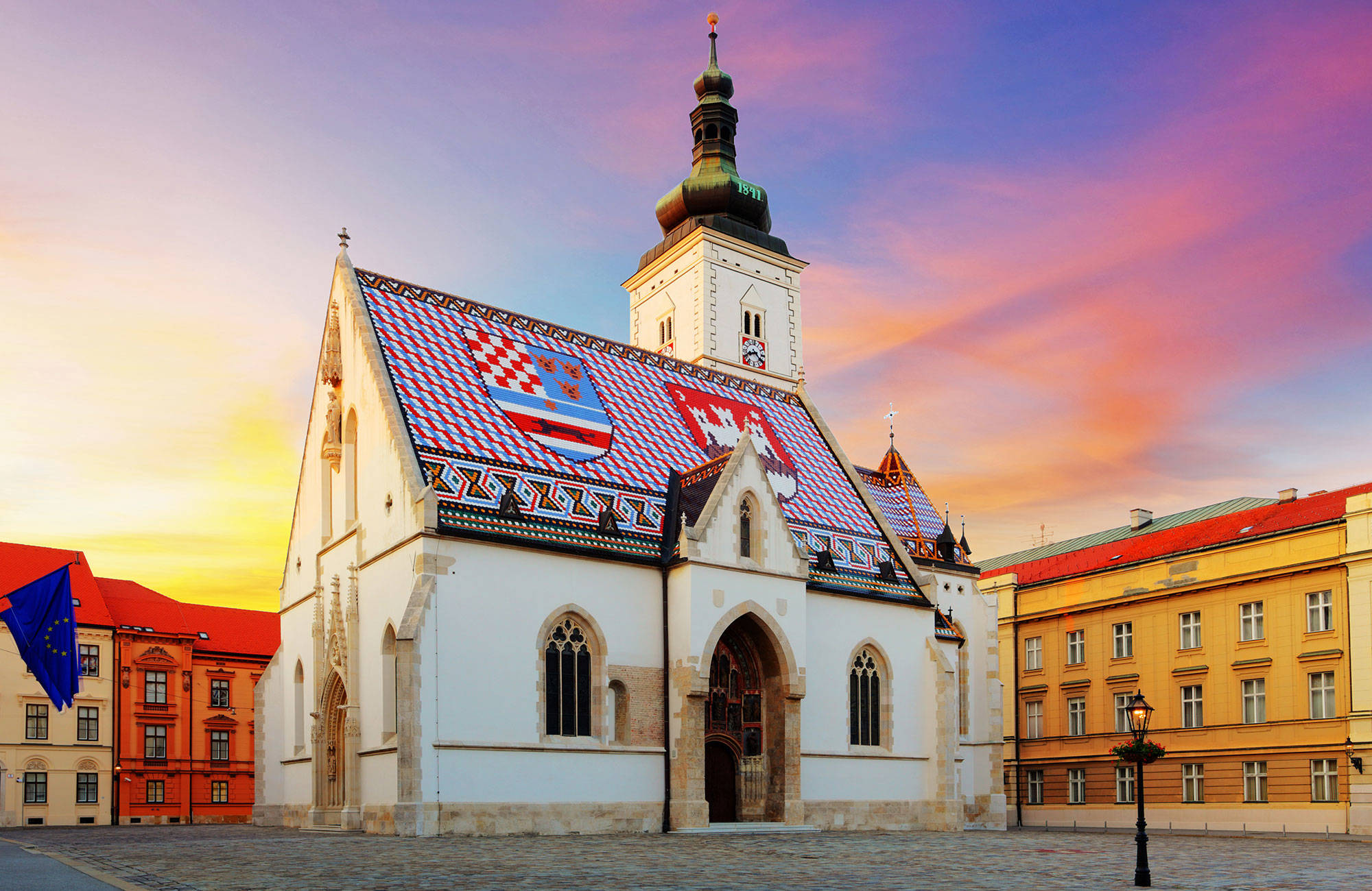 St Mark bij zonsondergang | Reizen naar Zagreb | KILROY