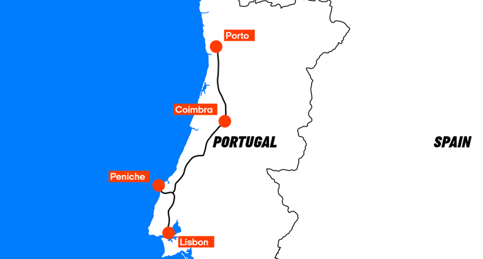Roadtrip Portugal | Roadtrip route