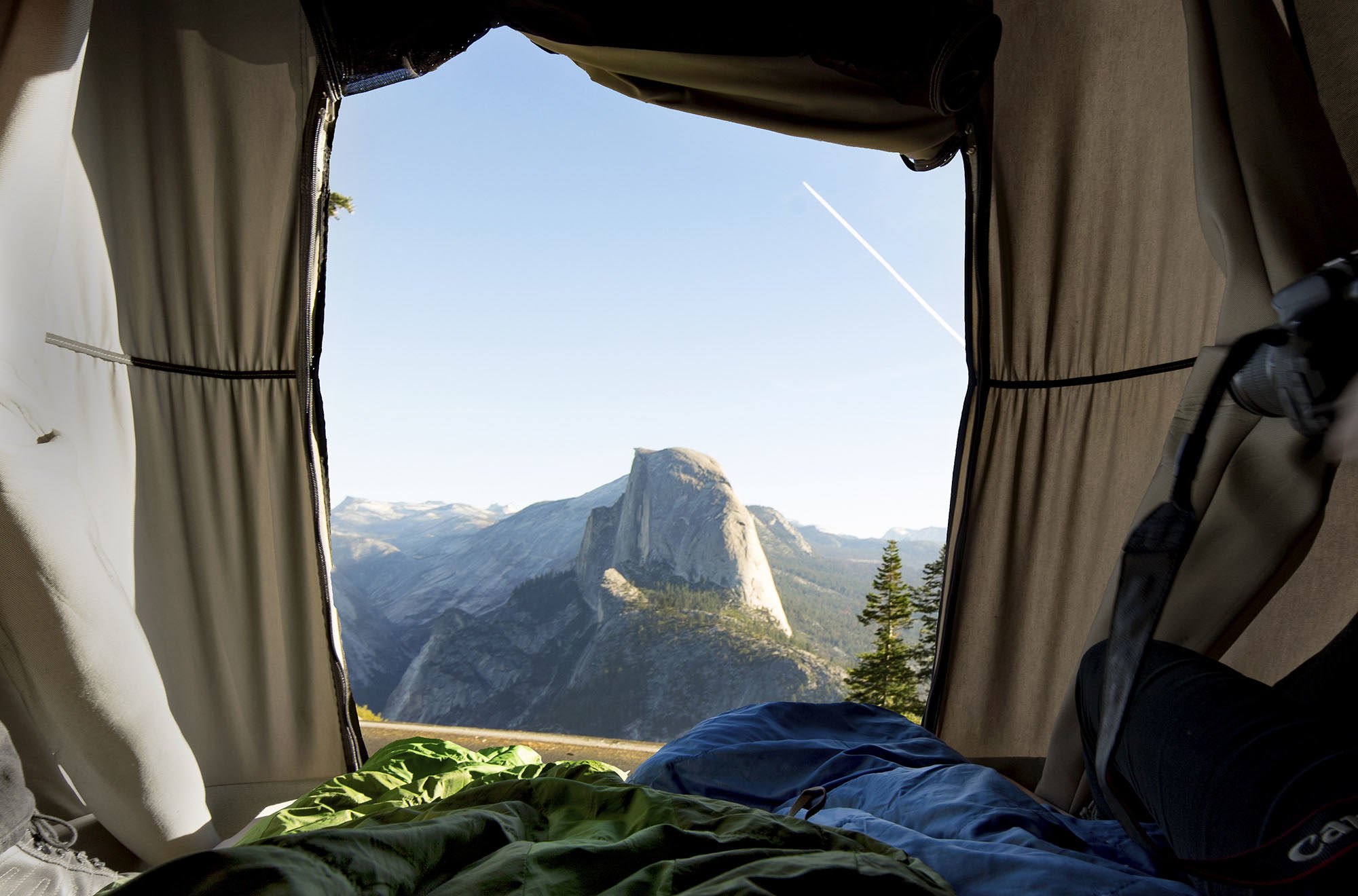 Uitzicht vanuit camper op natuurgebied | Camper huren buitenland | KILROY