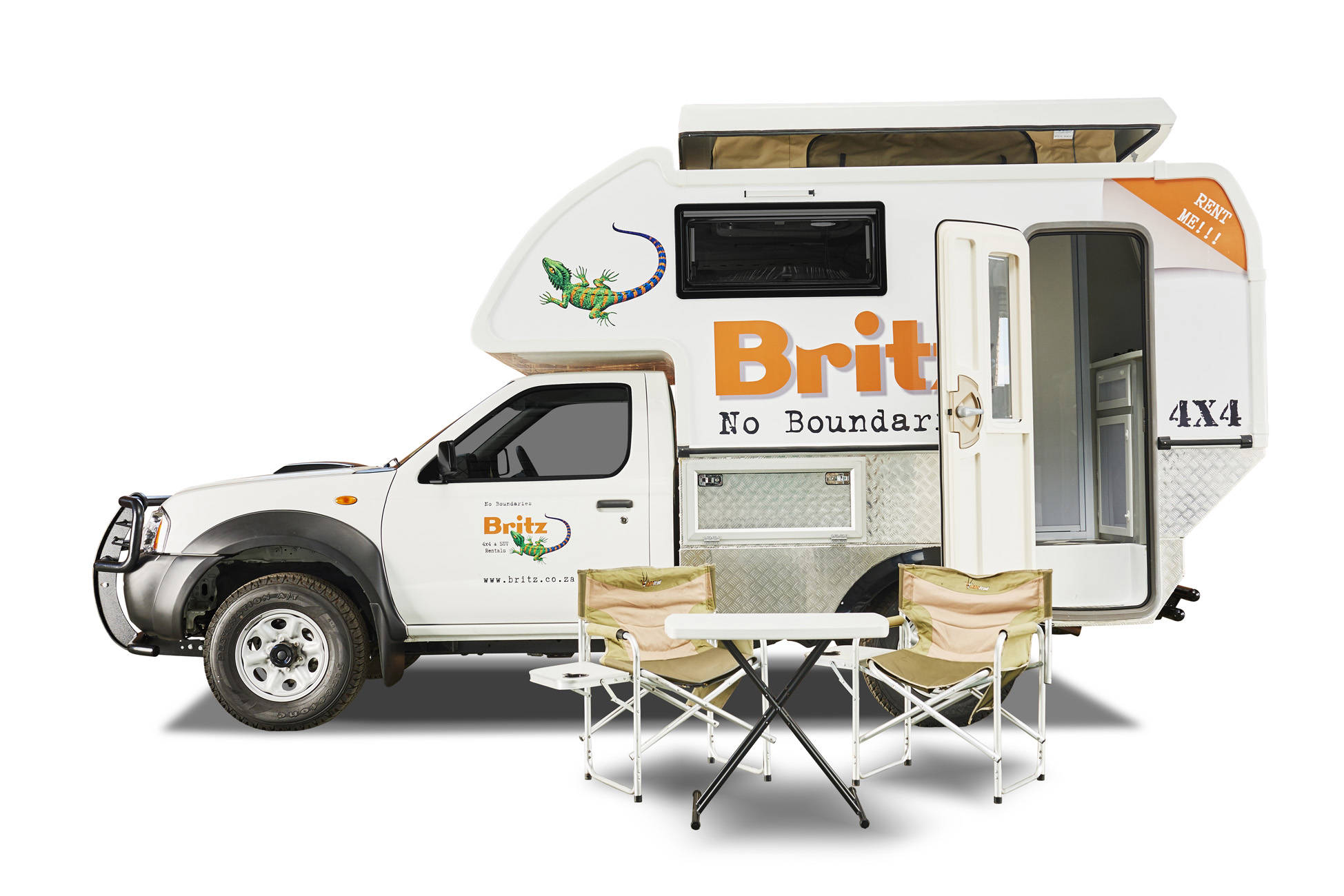 4x4 Navi camper huren ZuidAfrika Namibië Botswana KILROY