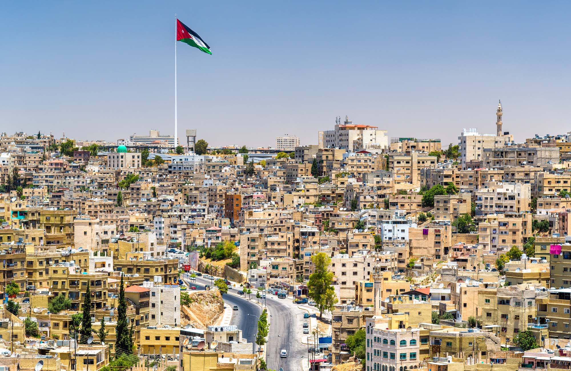 Uitzicht over de stad Amman| Reizen met KILROY