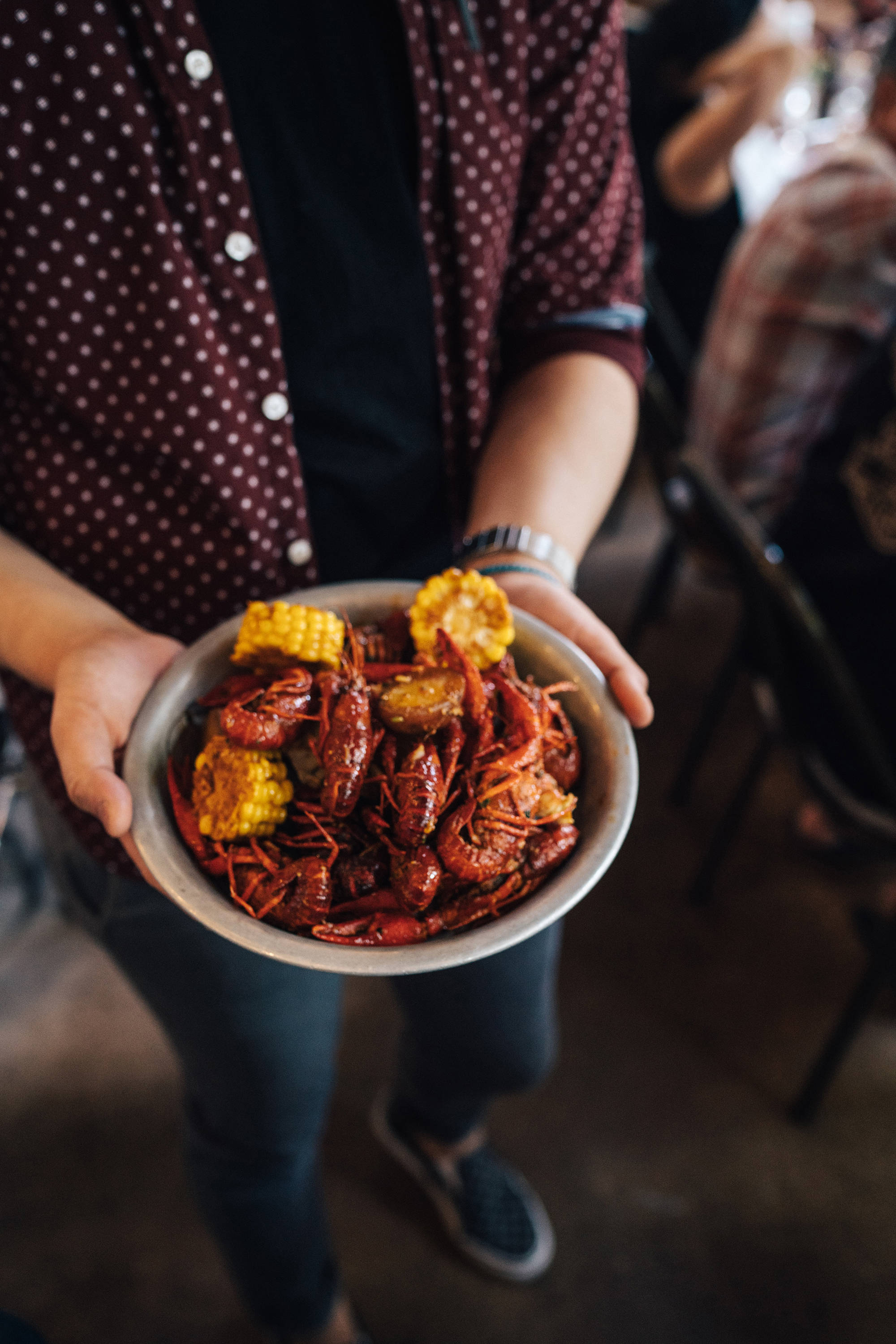 eat some boiled crawfish while you're down south