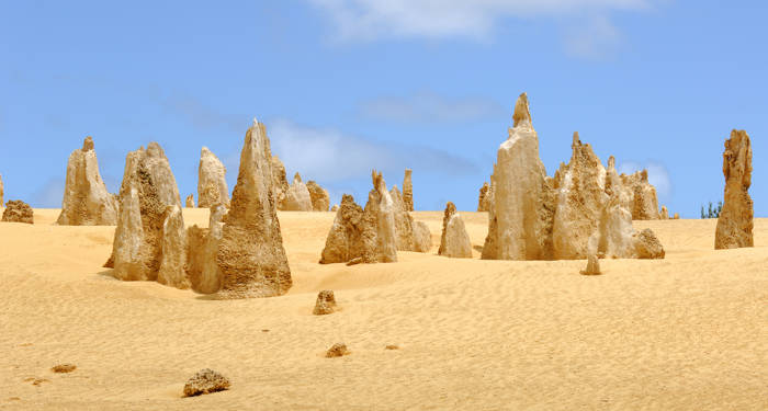pinnacles woestijn