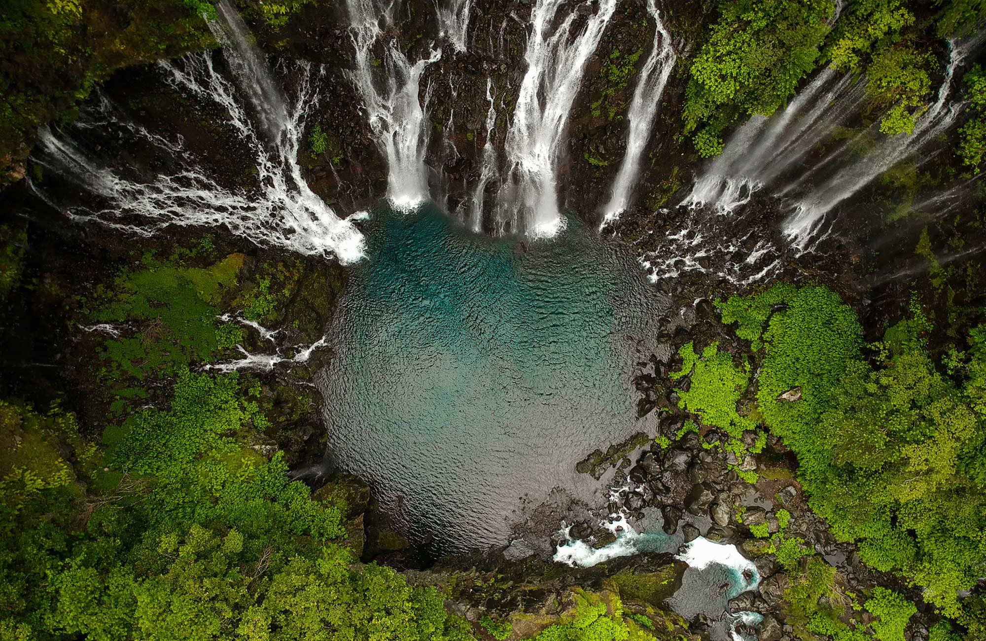 France Reunion Island Waterfalls