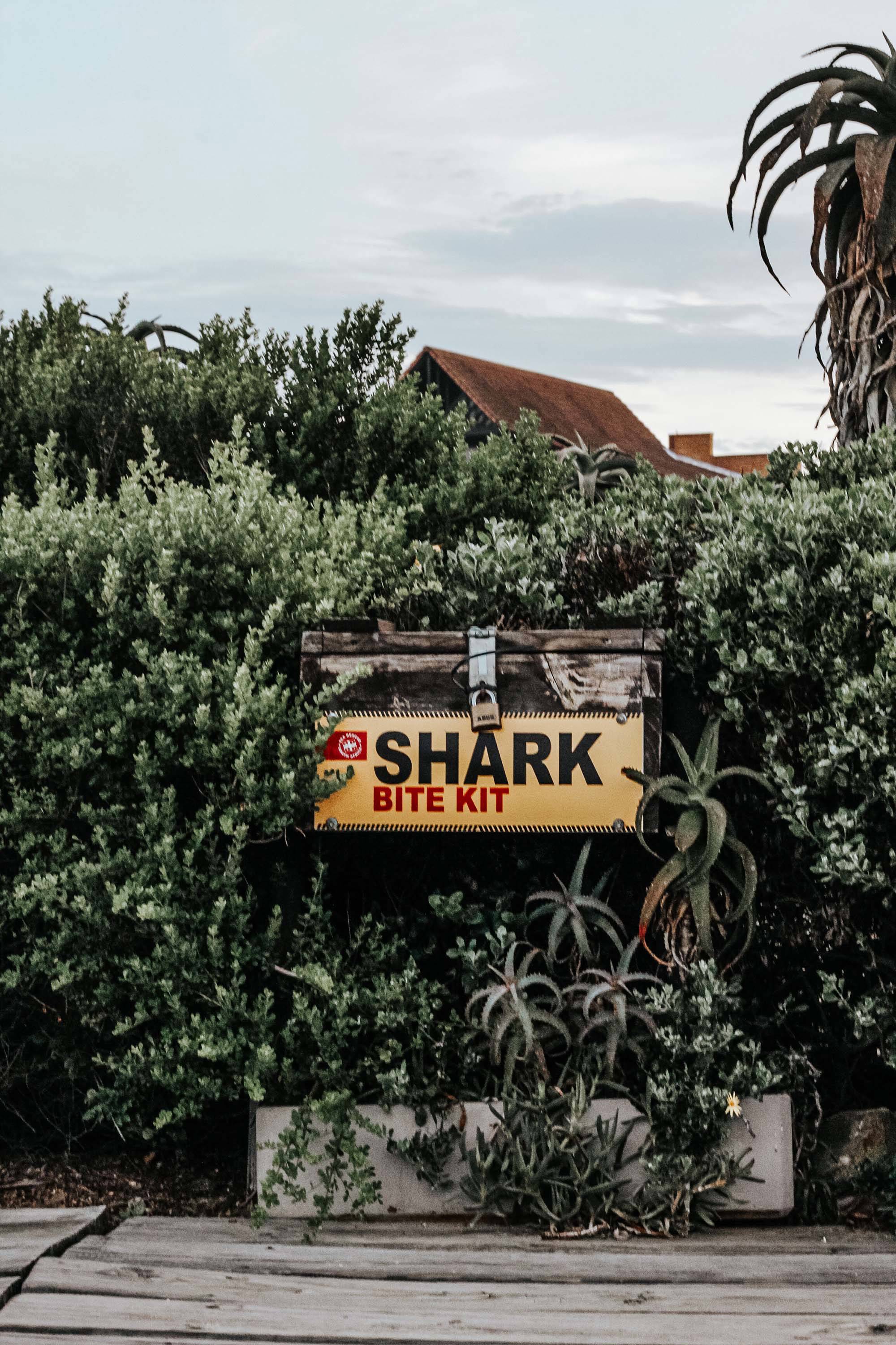 shark sign in jeffreys bay