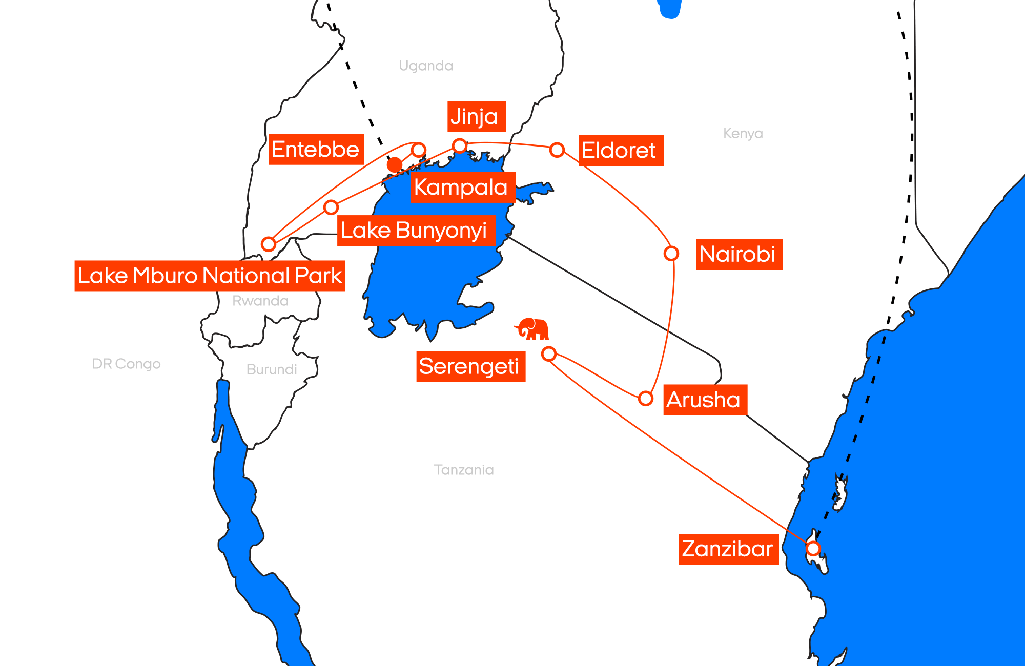 Uganda And Zanzibar OLD