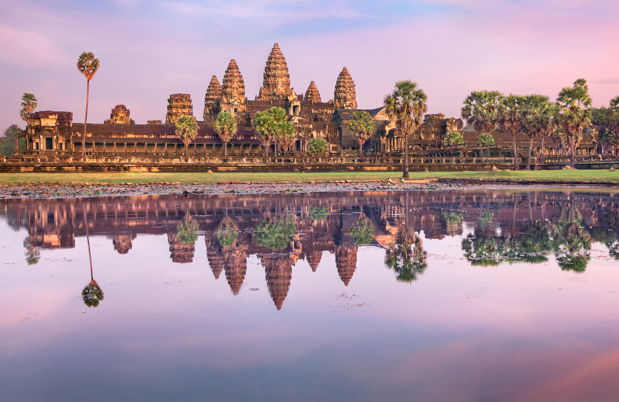 Angkor Wat Cambodia Sunset